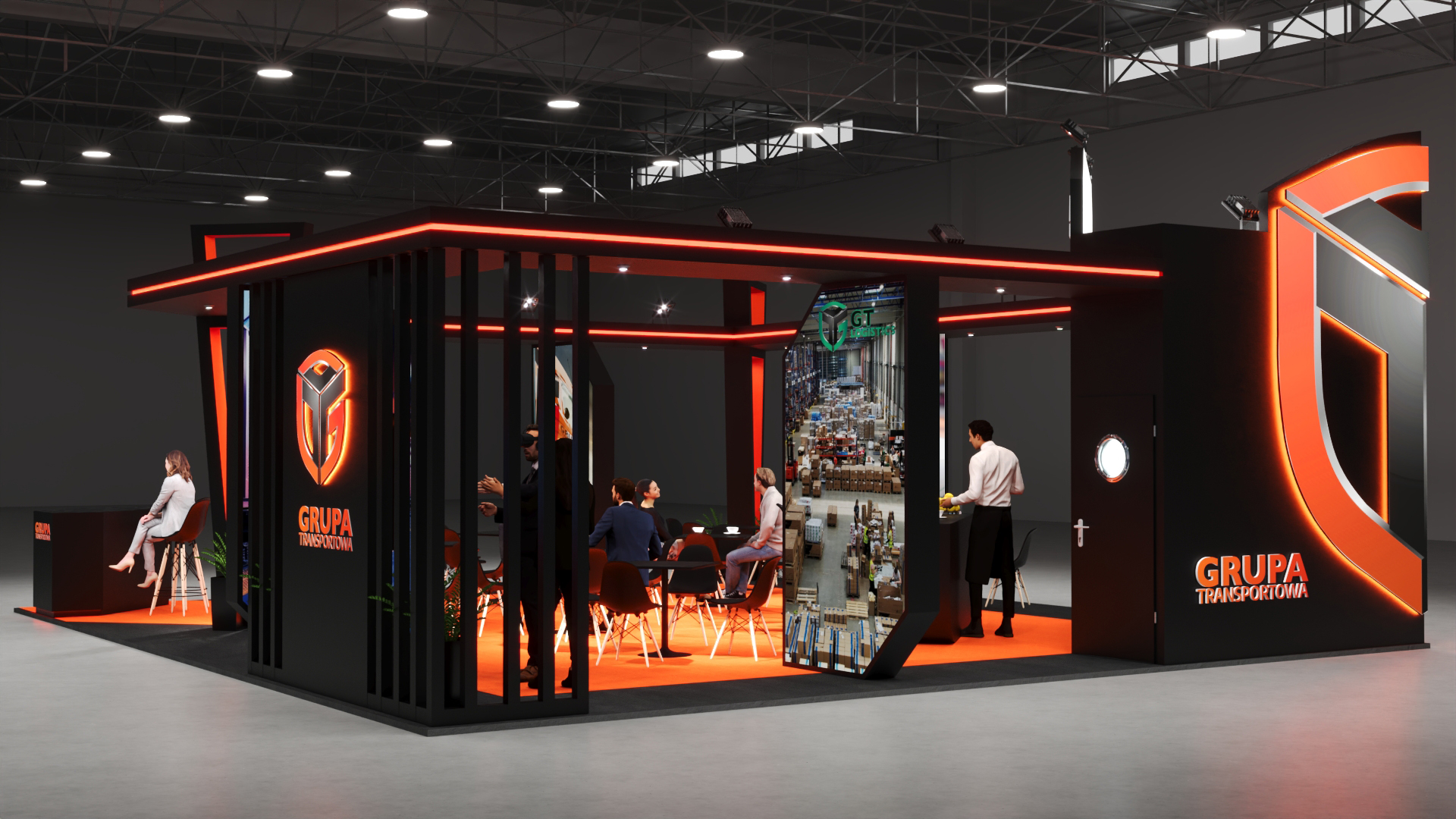 identyfikacja wizualna stoiska targowego